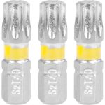 Set biți Strend Pro Torx TX40, 3 bucăți pentru șurubelniță/mașină