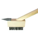 Perie pentru rosturi pavaj Strend Pro, 100×40×35 mm, cu coadă din lemn 140 cm