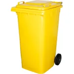 Pubelă ICS GB4 240 L galbenă cu roți pentru deșeuri menajere