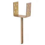 Suport pentru grinzi CSU 140 mm, zincat, tip ingropat pentru lemn