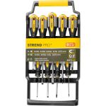Set șurubelnițe Strend Pro SDX72-209, 9 piese, plată și Phillips, Cr-V