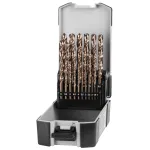 Set burghie Strend Pro M2 pentru metal, 25 piese, 1–13 mm, HSS DIN 338