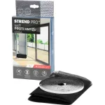 Plasă antiinsecte pentru ușă balcon 220x65 cm, neagră, PE, set 2 buc