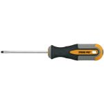 Șurubelniță plată Strend Pro CX372.1, 3x100 mm, cu mâner ergonomic