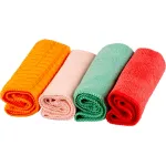 Set 4 lavete MagicHome 4-în-1 pentru sticlă, ceramică și universal