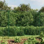 Gard plasă de sârmă cu bordură, verde, 1,8x25 m GartenMobel Dekor
