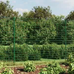 Gard plasă de sârmă cu bordură, verde, 2x10 m GartenMobel Dekor