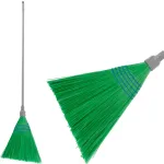 Mătură MagicHome 3805G din sorg, verde, cu coadă metalică de 148 cm