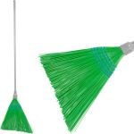 Mătură MagicHome 3806G verde, cu mâner metalic de 153 cm, oblică 41x45 cm