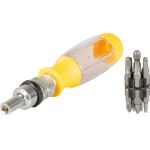 Set biți Strend Pro 14 piese cu șurubelniță cu clichet, 5 poziții