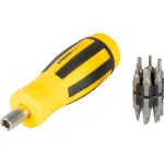 Set biți Strend Pro SDX33-112, 13 piese, cu șurubelniță cu clichet