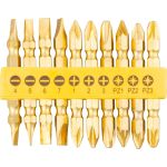 Set biți Strend Pro GoldenFish, 10 piese, 65 mm, CrV (PL/PH/PZ)