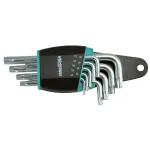 Set chei imbus Torx Whirlpower 9 piese, cu suport compact de organizare