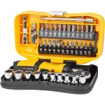 Set scule Strend Pro WT549, 39 piese cu biți, tubulare 1/4 și clichet
