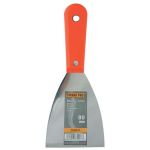 Spaclă inox Strend Pro S2021, 100 mm, cu mâner din plastic pentru răzuire