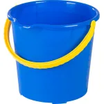 Găleată Neco Secchio 10 L, albastră, cu cioc de scurgere și mâner