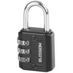 Lacat cu cod Blossom NL23A, 30 mm, din zinc, pentru porti si dulapuri