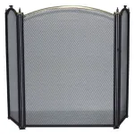 Paravan de protecție pentru șemineu, 3 panouri, 60x95 cm, Antique