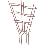 Set 2 suporturi pentru flori Strend Pro tip spalier, ABS, 460x285 mm