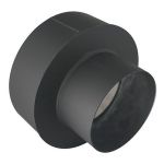 Reducție fum 160-130 mm din oțel 1,5 mm pentru sobă și coș de fum