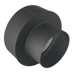 Reducție fum pentru sobă 180/150 mm, oțel 1,5 mm (trecere la coș)