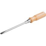 Șurubelniță plată Format 6260-0100 din Cr-V, cu mâner din lemn