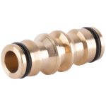 Conector mediu din alamă Strend Pro pentru îmbinarea furtunurilor