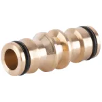 Conector mediu din alamă Strend Pro pentru îmbinarea furtunurilor