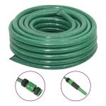 Furtun de grădină cu set de racorduri, verde, 0,75", 20 m, PVC GartenMobel Dekor