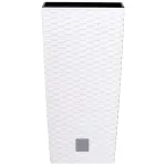 Ghiveci cu inserție Prosperplast Rato Square 225 alb, 42 cm