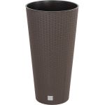 Kvetináč s vložkou RATO Tubus 400, hnedý