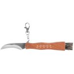 Cuțit pentru ciuperci Strend Pro MK003 cu perie, lamă inox, 140/210 mm