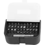 Set biți Cr-V 31 piese YF40055 cu adaptor magnetic, în cutie