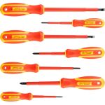Set șurubelnițe izolate VDE 1000V Strend Pro, 7 piese, plate + Phillips
