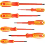 Set șurubelnițe izolate VDE 1000V Strend Pro, 7 piese, plate + Phillips