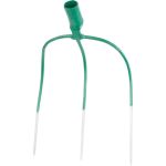 Furcă agricolă cu 3 dinți pentru fân și paie, fără coadă