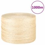 Frânghie, 1000 m, sisal 100%, 3 mm GartenMobel Dekor