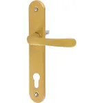 Clichet pentru ușă interior MagicHome Manuela V90, auriu, cu șild oval