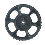 Roată de schimb pentru împrăștiător Goodfarm 416, ax 20 mm, bucșă plastic