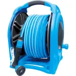 Set tambur furtun grădină Aquacraft 25 m 1/2 cu pistol și cuple