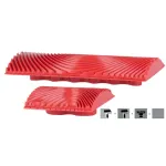 Set Euroll Woodgrain pentru texturare, role fladruire efect imitație lemn