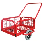 Cărucior de transport Handtruck 168 cu coș metalic, max. 100 kg