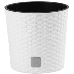 Kvetináč s vložkou RATO Round 200, biely