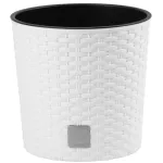 Ghiveci cu inserție Prosperplast RATO Round 300, alb, 30 cm