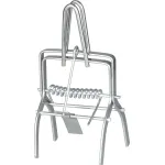 Capcană mecanică pentru cârtițe Pecon Snapkiller, 21x11 cm, metalică