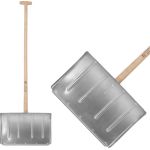 Lopată de zăpadă ALVE 8001 cu coadă din lemn, 0,95 kg