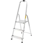 Scară pliabilă din aluminiu Strend Pro ALD, 3 trepte, max. 125 kg