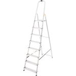 Scară din aluminiu Strend Pro ALD cu 8 trepte, antiderapantă, max. 125 kg