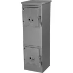 Sobă pe combustibil solid Thalia Ewa 5,3 kW, fontă și șamotă, Ø120 mm