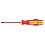 Șurubelniță electrician Strend Pro VDE 1000V, plată 0,4x2,5x75 mm, magnetică